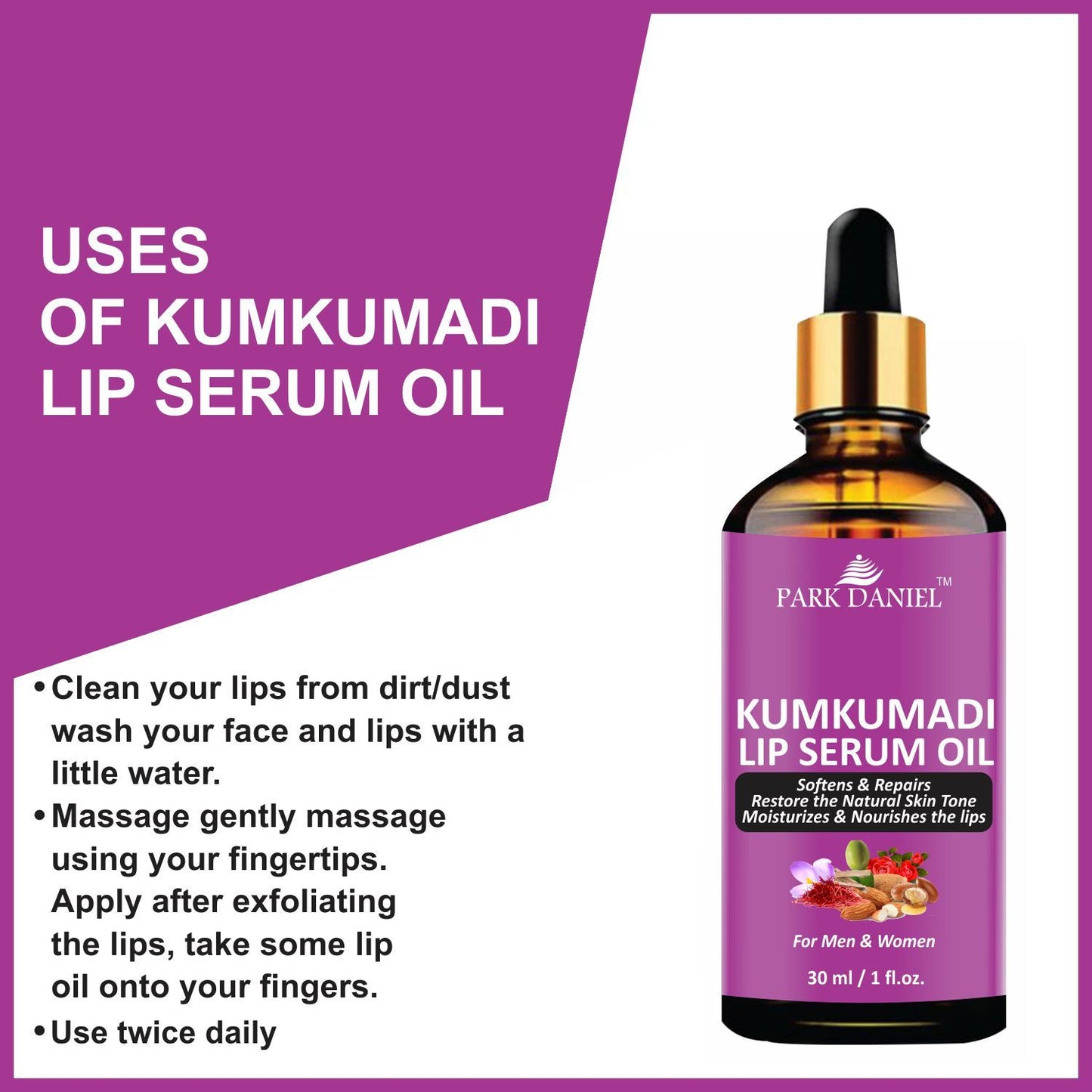 Park Daniel Kumkumadi lip serum (30 ml)
